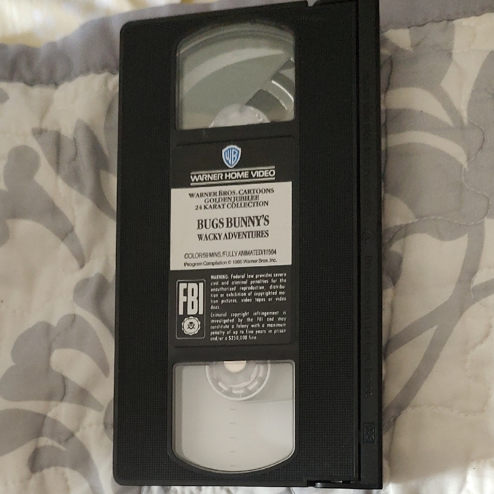 Warner Home Video Bugs Bunny's Wacky Adventures VHS